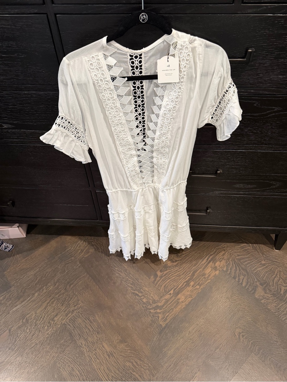 NWT Boho Lace-Detail White Women's Dreas